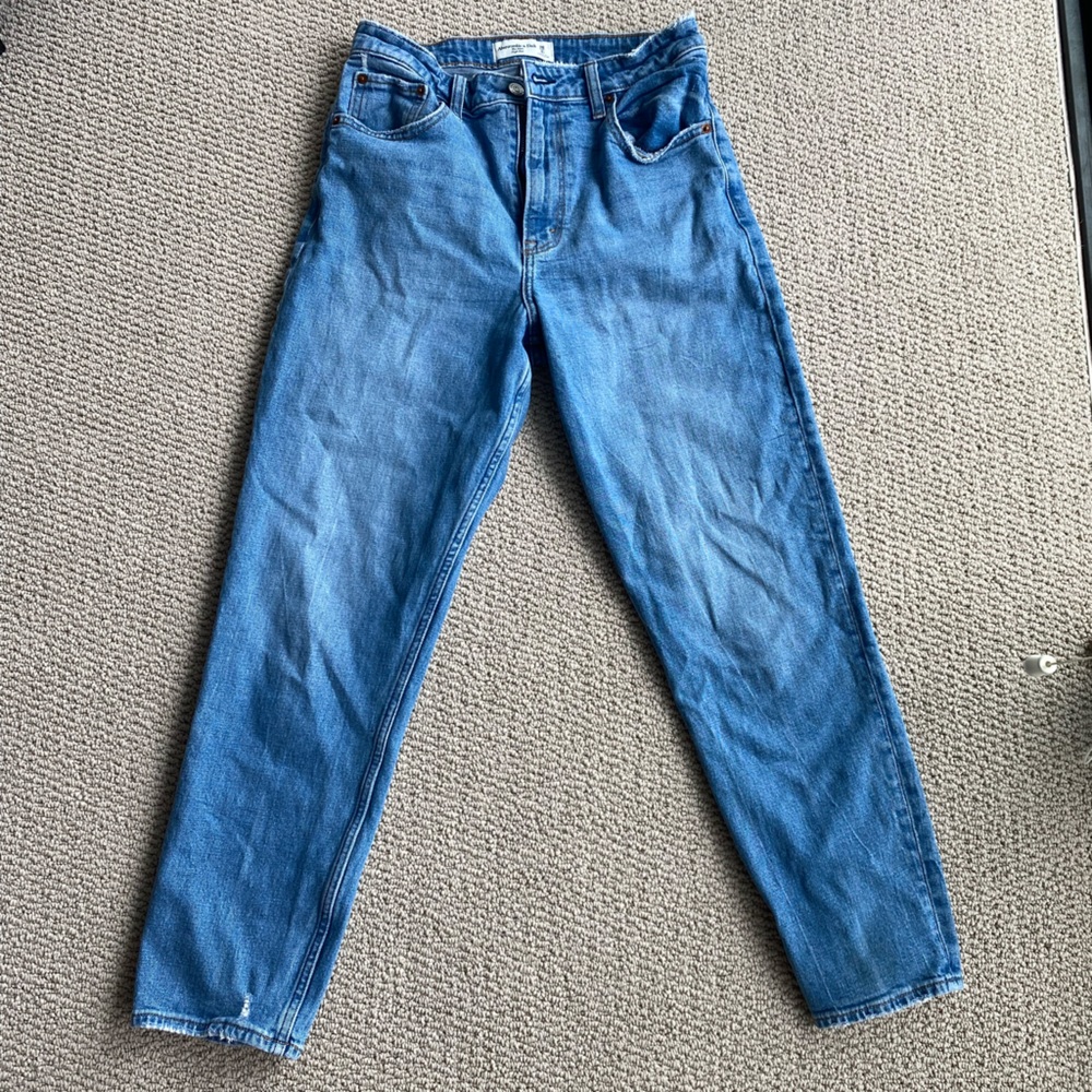 Abercrombie & fitch - the mom high rise curve love jean, size 6R